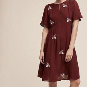 Anthropologie | Beaded Firefly Dress